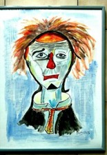 ART TABLEAU PEINTURE PORTRAIT