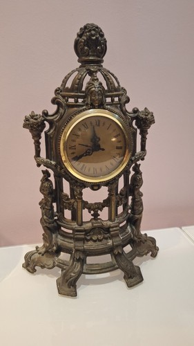 Horloge vintage murale métal - vintage,