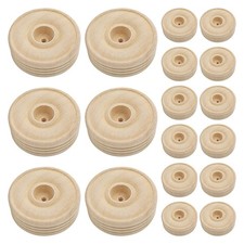  30 Pcs Roues En Bois Pour