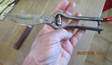 Ancienne Paire Ciseaux Ancien Sécateur à Volaille Cuisinier Boucher P&M Nogent