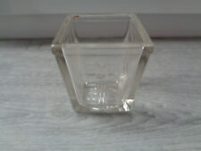 ANCIEN GODET RECEPTACLE MOULIN A CAFE MURAL EN VERRE GRADUE