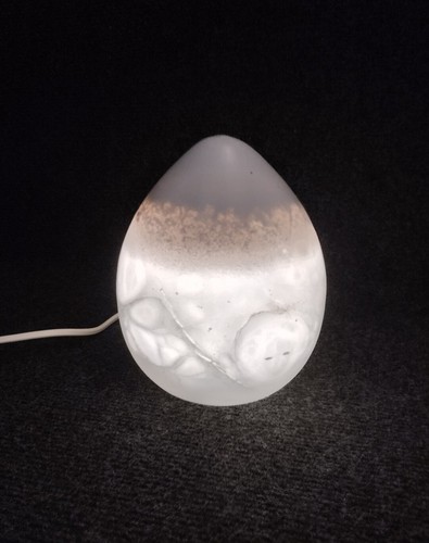 Lampe oeuf albâtre années - oeuf, 80