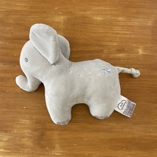 Doudou Peluche éléphant gris