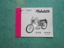 Catalogue pièces détachées Mobylette Motobécane SP93D / SP93DL