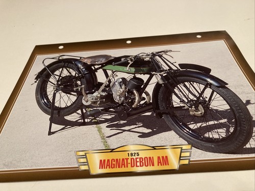 Magnat debon 250 1925 fiche - 250,