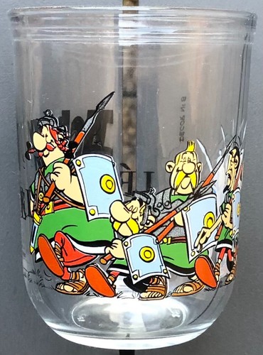 Verre moutarde astérix - verre,