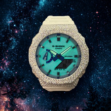 Moissanite Iced-Out Casio G