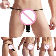 Slip à cordon transparent pour homme Comfort Fit présentant un design de poche