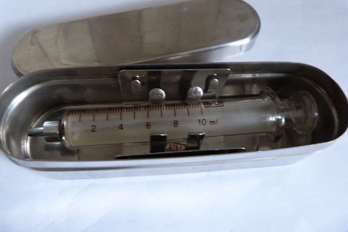 Ancienne seringue verre - ancienne,