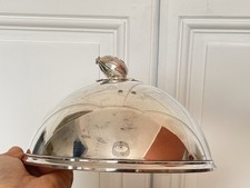 Cloche De Service en  Métal Argenté Poinçon Orfèvrerie - Arts de la table