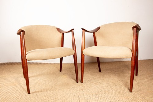 Paire fauteuils scandinaves - fauteuils,