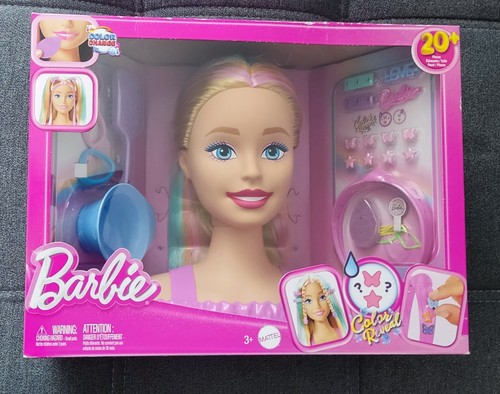 Barbie tête coiffer color - barbie,