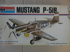 Maquette Avion MONOGRAM 1/48 Ref 6806 P-51B Mustang