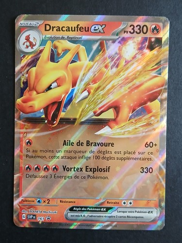 Carte pokémon dracaufeu ex - carte,