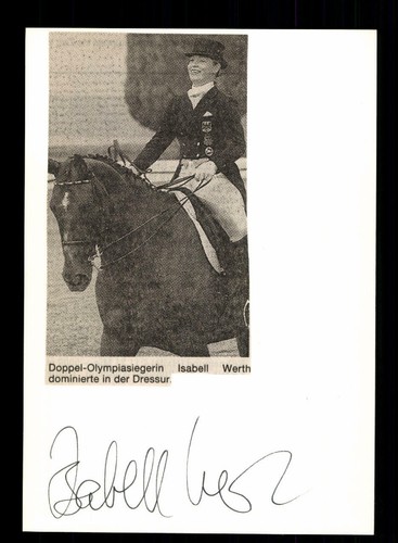 Isabell werth riding - werth, original