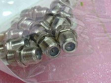 lot de 10 adaptateurs d'antenne HF television F femelle vers F femelle