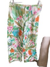 Superbe Pantalon D Été Coton Leonard Authentique L Jamais Porté 