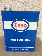 Ancien bidon d'huile Esso /