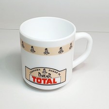 Ancien Mug Tasse DAKAR TOTAL voiture Course ARCOPAL Publicitaire No Mobil Astro