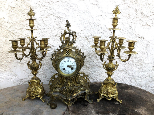 Garniture cheminée en - garniture, de