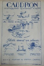1924-1926 PUB CAUDRON AVION