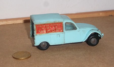 NOREV PLASTIQUE 1/43 ° Ref 16 - CITROËN 2 CV COMMERCIALE ARMOR - A RESTAURER