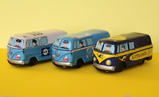 JOUET ANCIEN 3 VEHICULES COMBI VOLKSWAGEN NAVETTE AEROPORT PANAM KLM LUFTHANSA