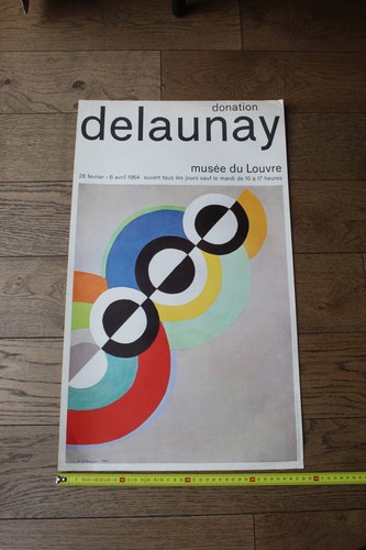 Affiche donation delaunay 1964 - affiche,