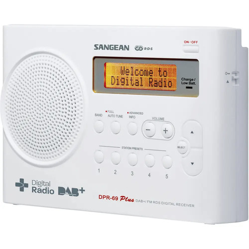 Dab radio portable sangean - radio,