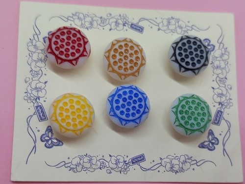 Boutons ancien verre - boutons,