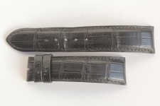 GERALD GENTA Bracelet pour montre croco noir 20 mm (61457)