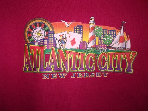 Atlantic city red graphic - city,