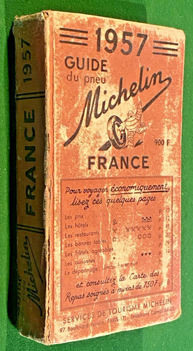 Guide michelin rouge 1957 - guide,