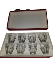 8 Verres Cristal Baccarat Talleyrand 6.8 Cm Neufs Avec Boite