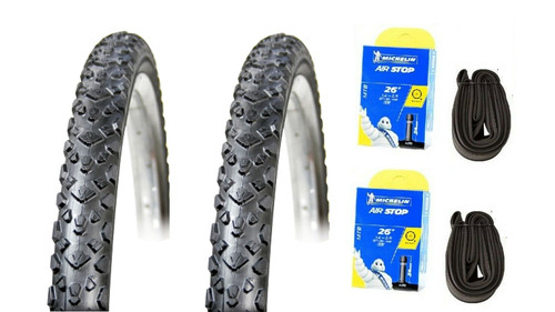 Pneus vtt 2 chambres à - vtt,
