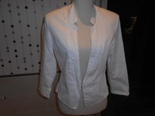 femme : veste blanche doublée