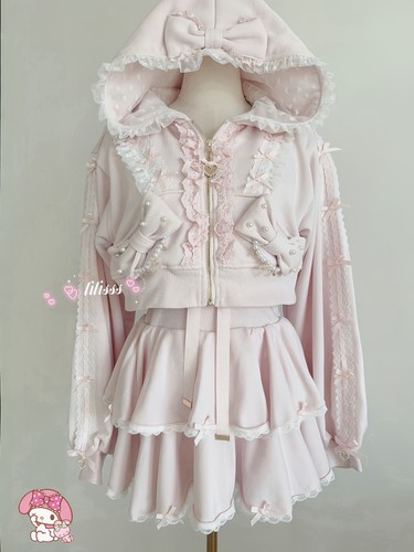 Liz lisa pink kawaii set - pink,