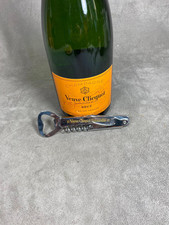 Veuve Clicquot Bottle Opener, Vintage Steel Corkscrew Made in France