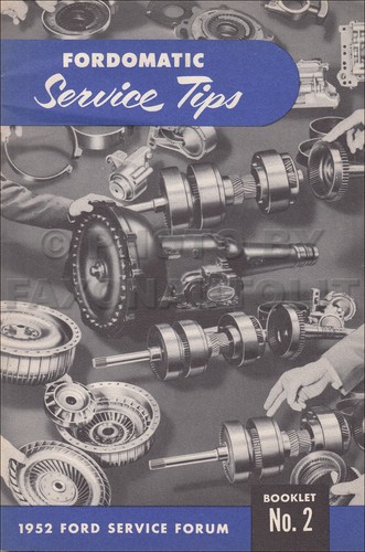 1952 fordomatic transmission - fordomatic,
