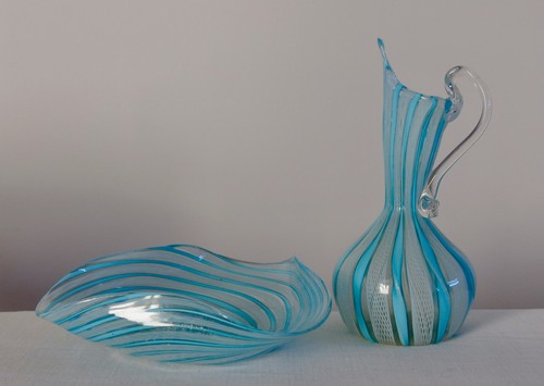 Verre filigrané petite - verre, filigranÉ,