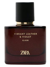 Zara Vibrant leather & violet