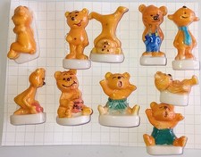 serie de 10 feves +1 les oursons 1996 prime