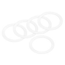 Joint étanchéité Cafetière Blanc Silicone Anneau 55x72x2.5mm pour 6 Tasses Set 5