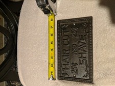 Vintage cast iron hair cut and