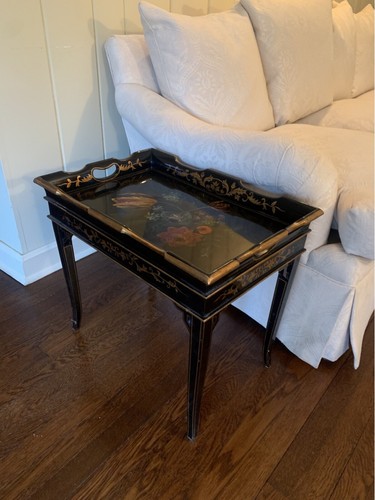 Vintage lacquered chinoiserie - vintage,
