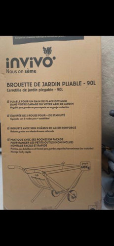 Brouette jardin pliable 90 - brouette,
