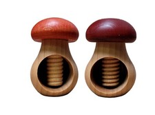 2x Casse-noix en bois de