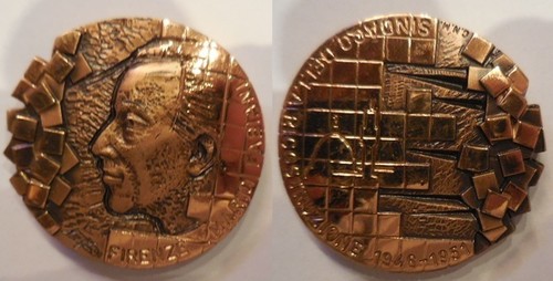 Médaille mario fabiani maire - médaille,