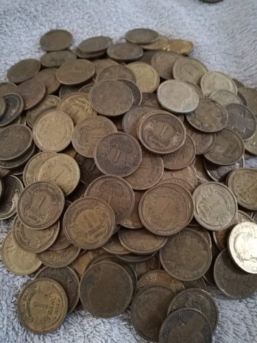 Lot kilo pièces de - de, 1