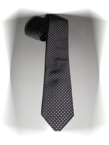 Cravate fantaisie gris foncé - fantaisie,